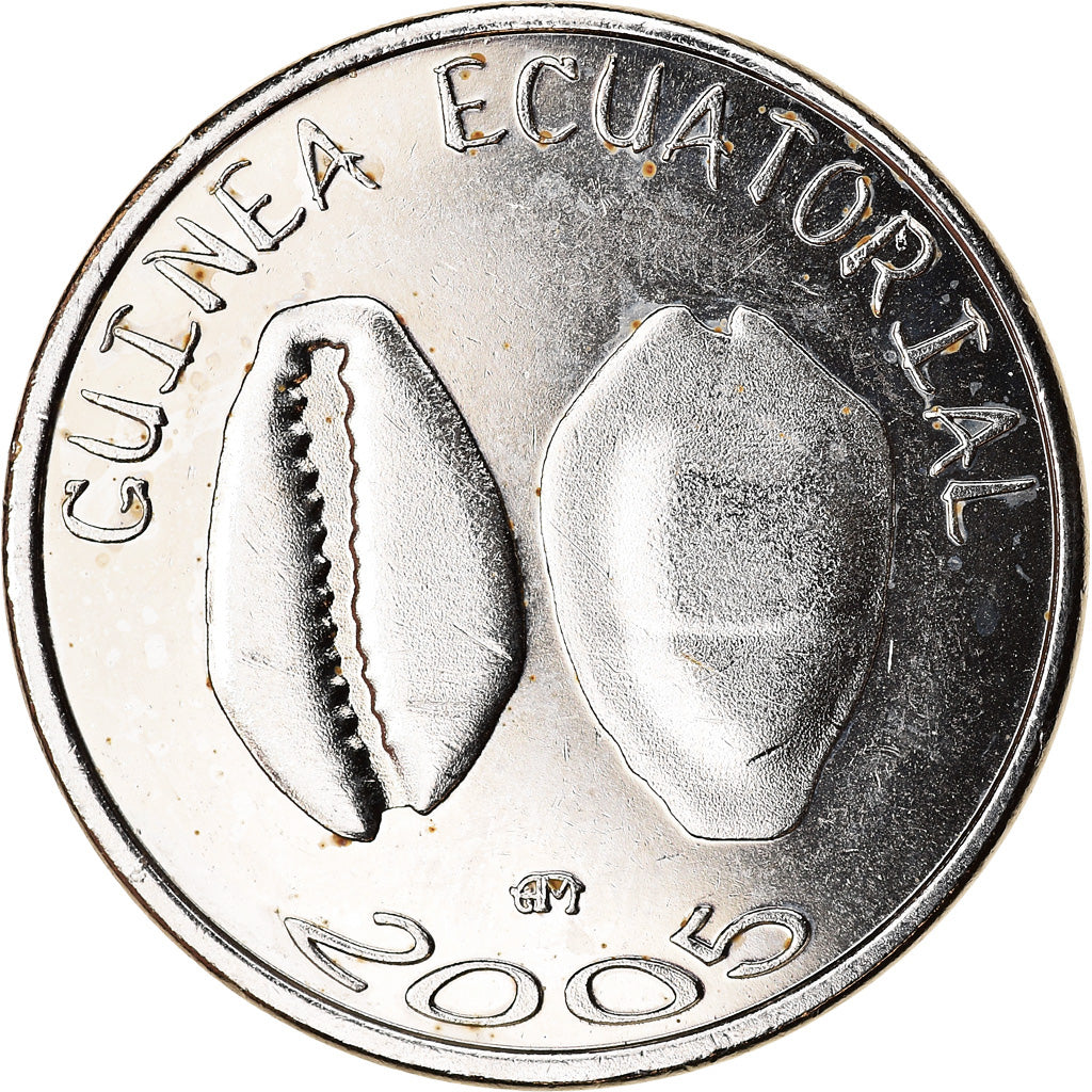 Coin, Equatorial Guinea, 1500 CFA Francs-1 Africa, 2005, Coquillages, MS(63)