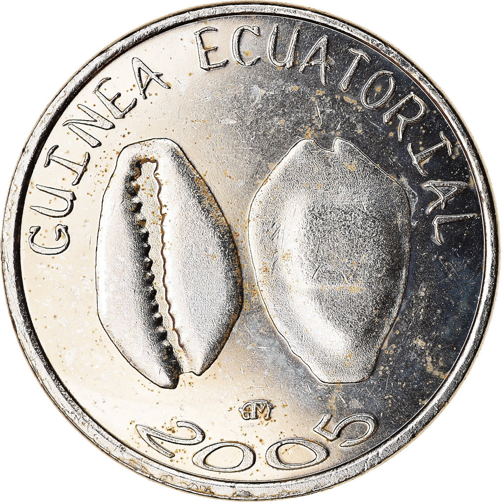 Coin, Equatorial Guinea, 1500 CFA Francs-1 Africa, 2005, Coquillages, MS(63)