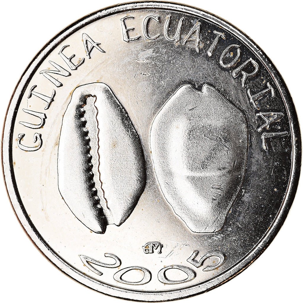 Coin, Equatorial Guinea, 1500 CFA Francs-1 Africa, 2005, Coquillages, MS(63)