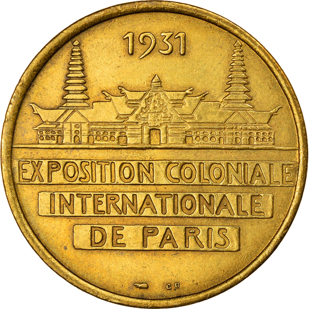 France, Medal, Exposition Coloniale Internationale, Paris 1931, Océanie, Arts &