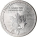 Coin, Philippines, Piso, 2017, Présidence de l'ASEAN, MS(63), Nickel plated