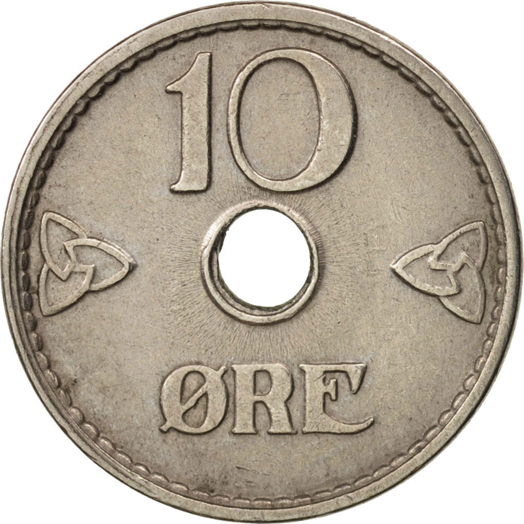 Norway, Haakon VII, 10 Öre, 1941, EF(40-45), Copper-nickel, KM:383
