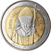Coin, Antarctic, 10 Dollars, 2011, Pape Jean Paul II, MS(63), Bi-Metallic