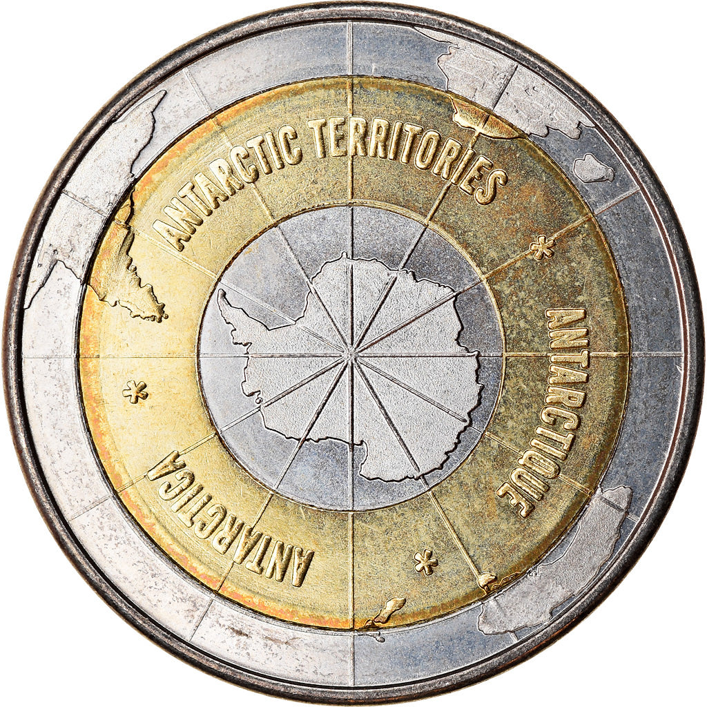 Coin, Antarctic, 10 Dollars, 2011, Pape Jean Paul II, MS(63), Bi-Metallic