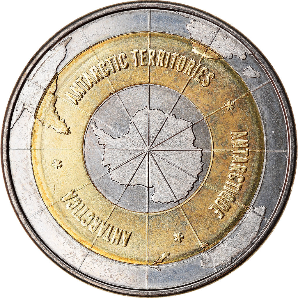 Coin, Antarctic, 10 Dollars, 2011, Pape Jean Paul II, MS(63), Bi-Metallic