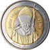 Coin, Antarctic, 10 Dollars, 2011, Pape Jean Paul II, MS(63), Bi-Metallic