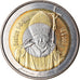 Coin, Antarctic, 10 Dollars, 2011, Pape Jean Paul II, MS(63), Bi-Metallic