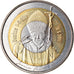 Moneta, Antartico, 10 Dollars, 2011, Pape Jean Paul II, SPL, Bi-metallico