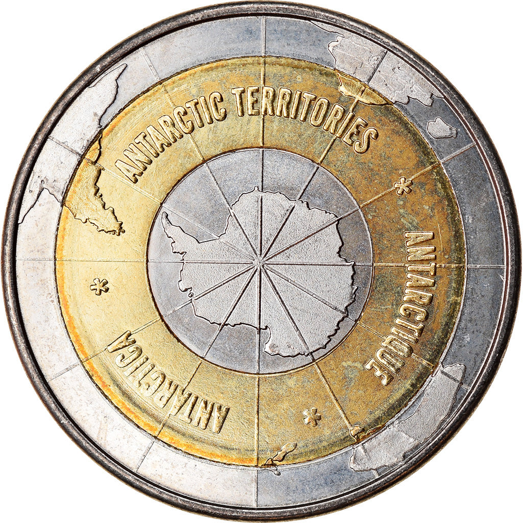 Moneta, Antartico, 10 Dollars, 2011, Pape Jean Paul II, SPL, Bi-metallico