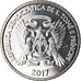 Moneta, SAINT THOMAS & ISOLA DEL PRINCIPE EDOARDO, 2 Dobras, 2017, SPL, Acciaio