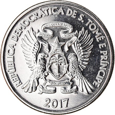 Moneta, SAINT THOMAS & ISOLA DEL PRINCIPE EDOARDO, Dobra, 2017, SPL, Acciaio