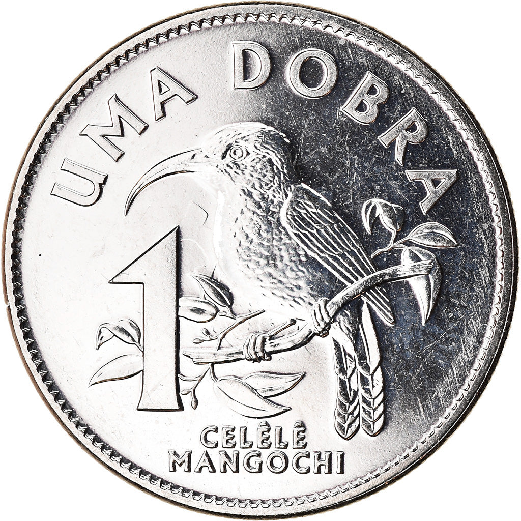 Moneta, SAINT THOMAS & ISOLA DEL PRINCIPE EDOARDO, Dobra, 2017, SPL, Acciaio