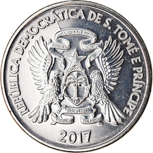 Coin, SAINT THOMAS & PRINCE ISLAND, Dobra, 2017, MS(63), Nickel plated steel