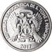 Coin, SAINT THOMAS & PRINCE ISLAND, Dobra, 2017, MS(63), Nickel plated steel