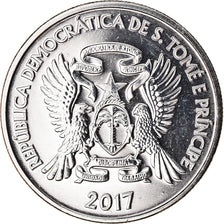 Coin, SAINT THOMAS & PRINCE ISLAND, Dobra, 2017, MS(63), Nickel plated steel