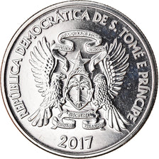 Coin, SAINT THOMAS & PRINCE ISLAND, Dobra, 2017, MS(63), Nickel plated steel