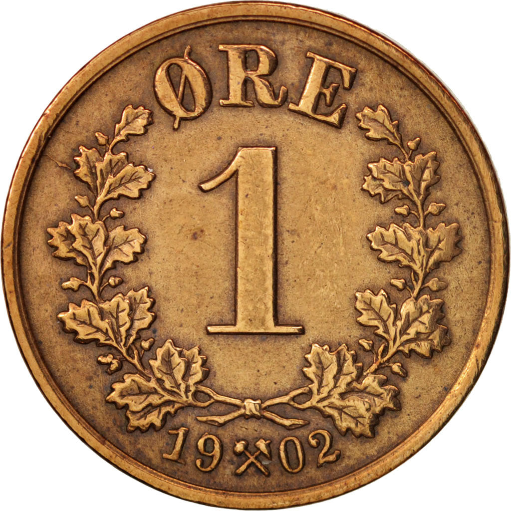 Norvège, Ore, 1902, TTB+, Bronze, KM:352