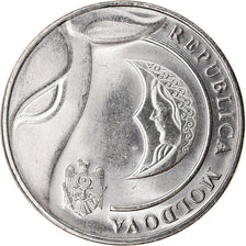 Coin, Moldova, Leu, 2018, MS(63), Nickel plated steel