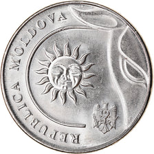 Coin, Moldova, 2 Lei, 2018, MS(63), Nickel plated steel