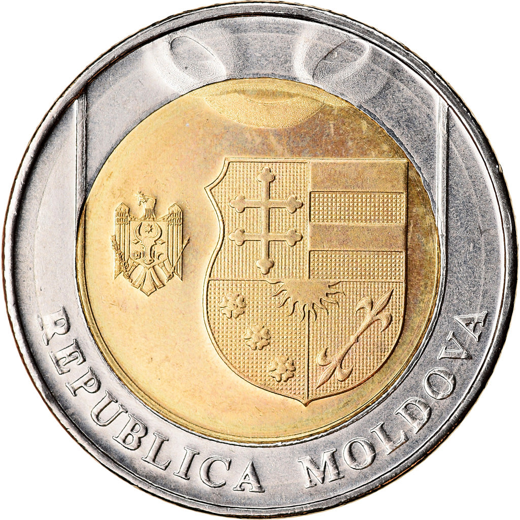 Monnaie, Moldova, 10 Lei, 2018, SPL, Bi-Metallic