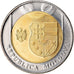 Moneta, Mołdawia, 10 Lei, 2018, MS(63), Bimetaliczny