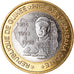 Coin, Guinea, 6000 CFA, 2003, Président Lansan Conté, MS(63), Bi-Metallic