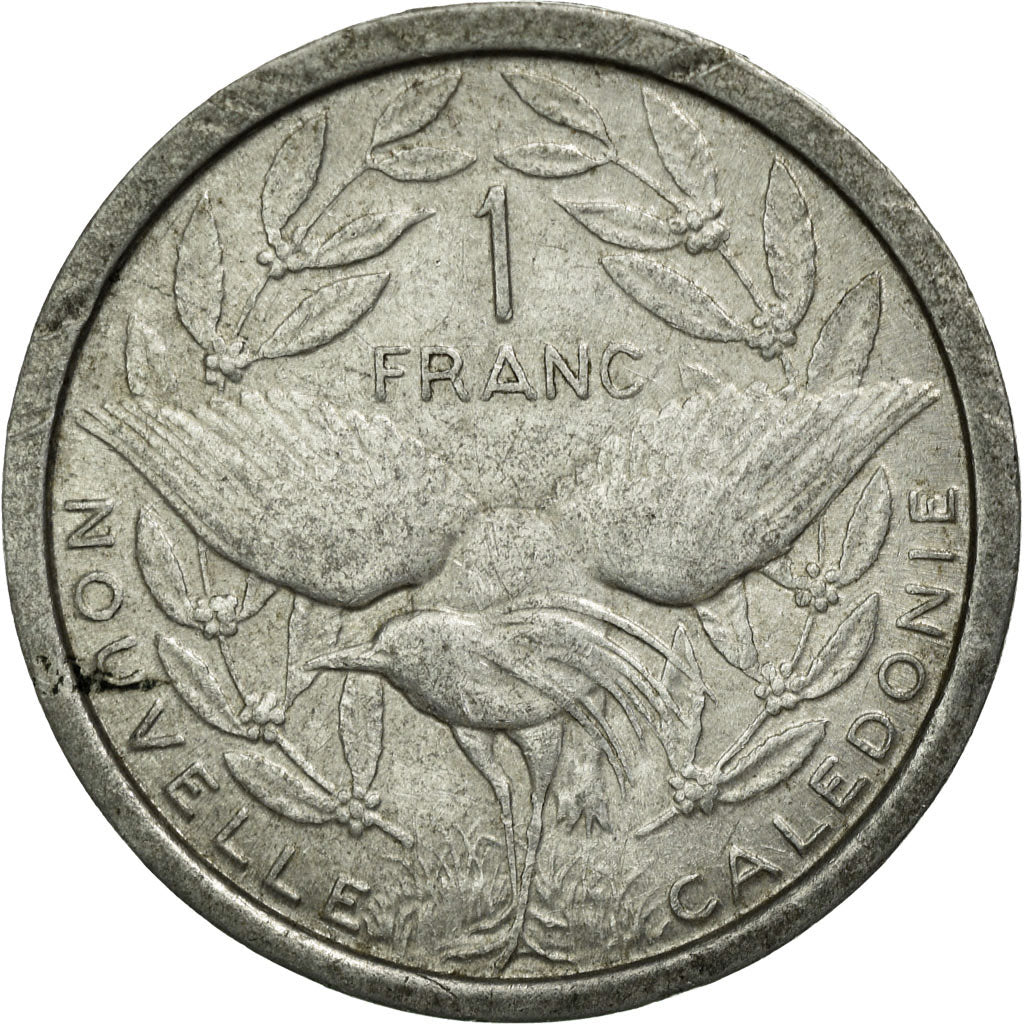 Coin, New Caledonia, Franc, 1949, Paris, EF(40-45), Aluminum, KM:2