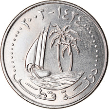 Moneta, Quatar, 50 Dirhams, 2003/AH1424, Paris, SPL, Rame-nichel