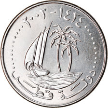 Münze, Qatar, 50 Dirhams, 2003/AH1424, Paris, UNZ, Cupro-nickel