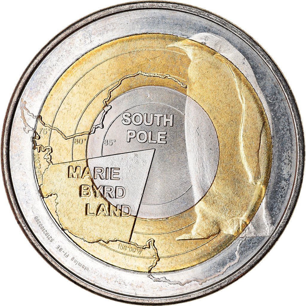 Coin, Marie Byrd Land, 10 Dollars, 2011, Béatification de Jean Paul II, MS(63)