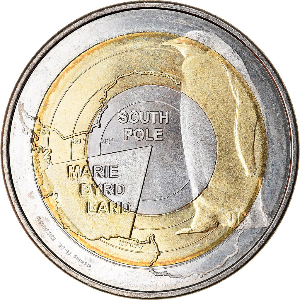 Coin, Marie Byrd Land, 10 Dollars, 2011, Béatification de Jean Paul II, MS(63)