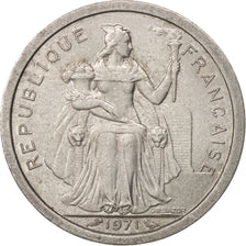 New Caledonia, Franc, 1971, Paris, EF(40-45), Aluminum, KM:8