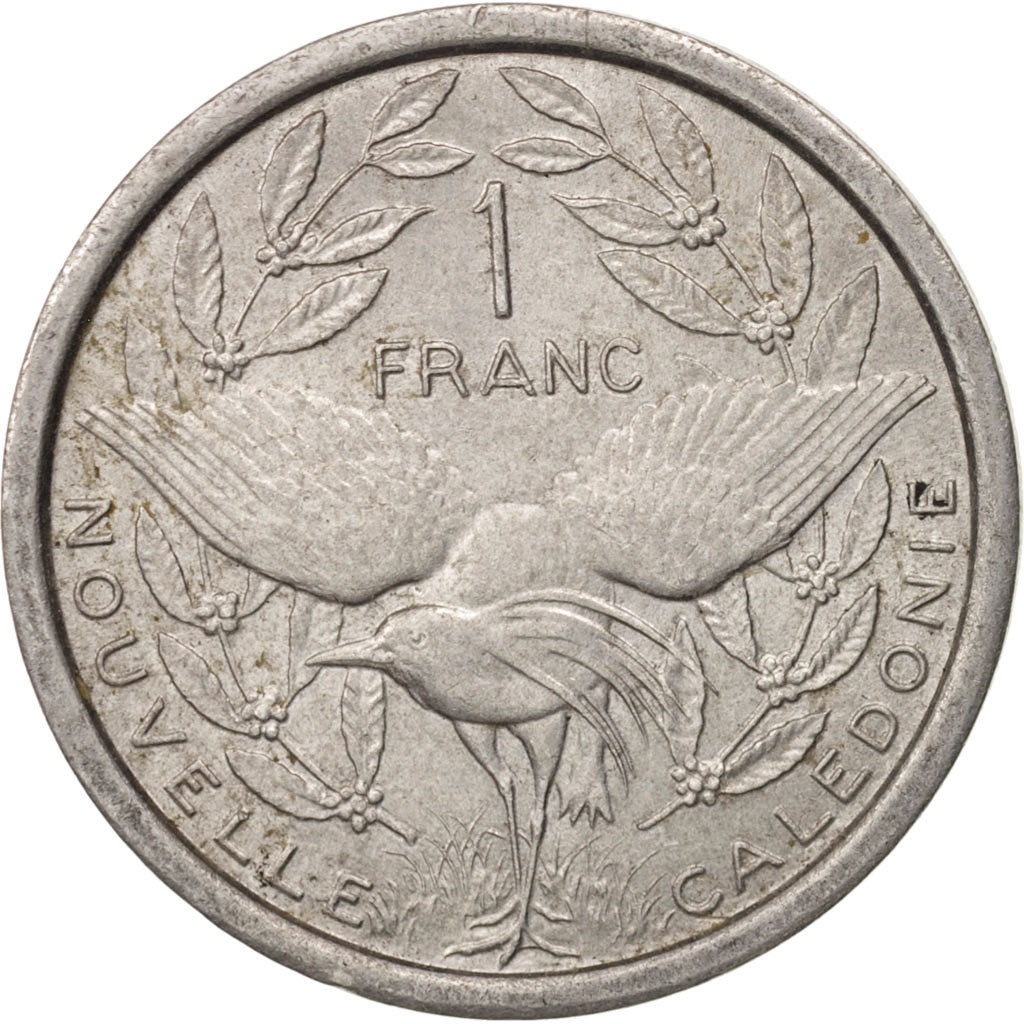 New Caledonia, Franc, 1971, Paris, EF(40-45), Aluminum, KM:8