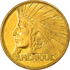 France, Medal, Exposition Coloniale Internationale, Paris 1931, Amérique, 1931