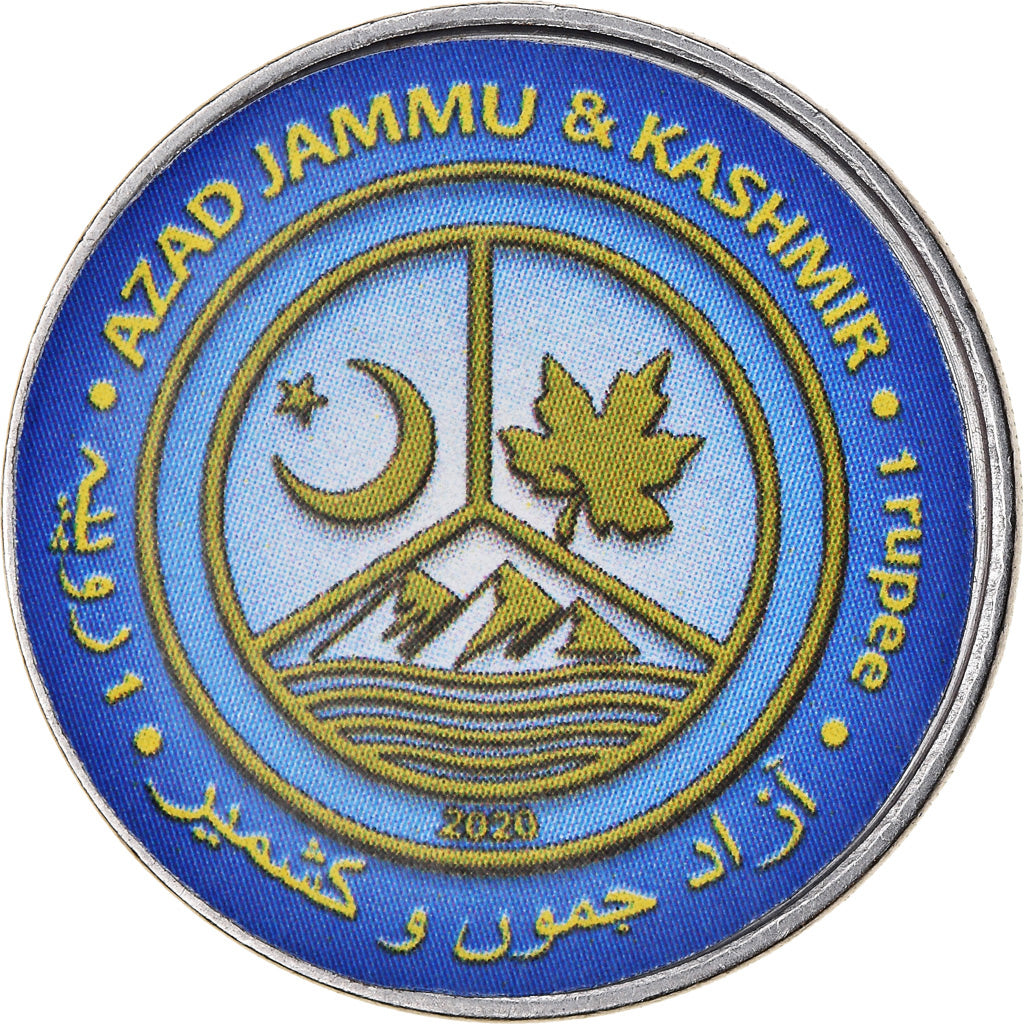 Coin, Azad Jammu and Kashmir, Rupee, 2020, Continents - Antarctique, MS(63)