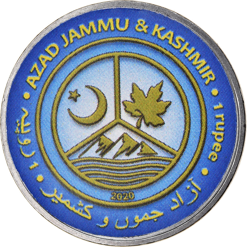 Munten, Azad Jammu and Kashmir, Rupee, 2020, Continents - Antarctique, UNC-