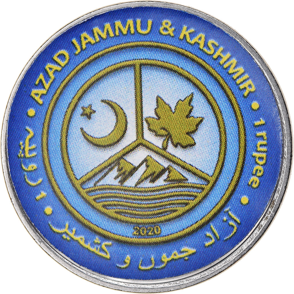 Coin, Azad Jammu and Kashmir, Rupee, 2020, Continents - Australie, MS(63)