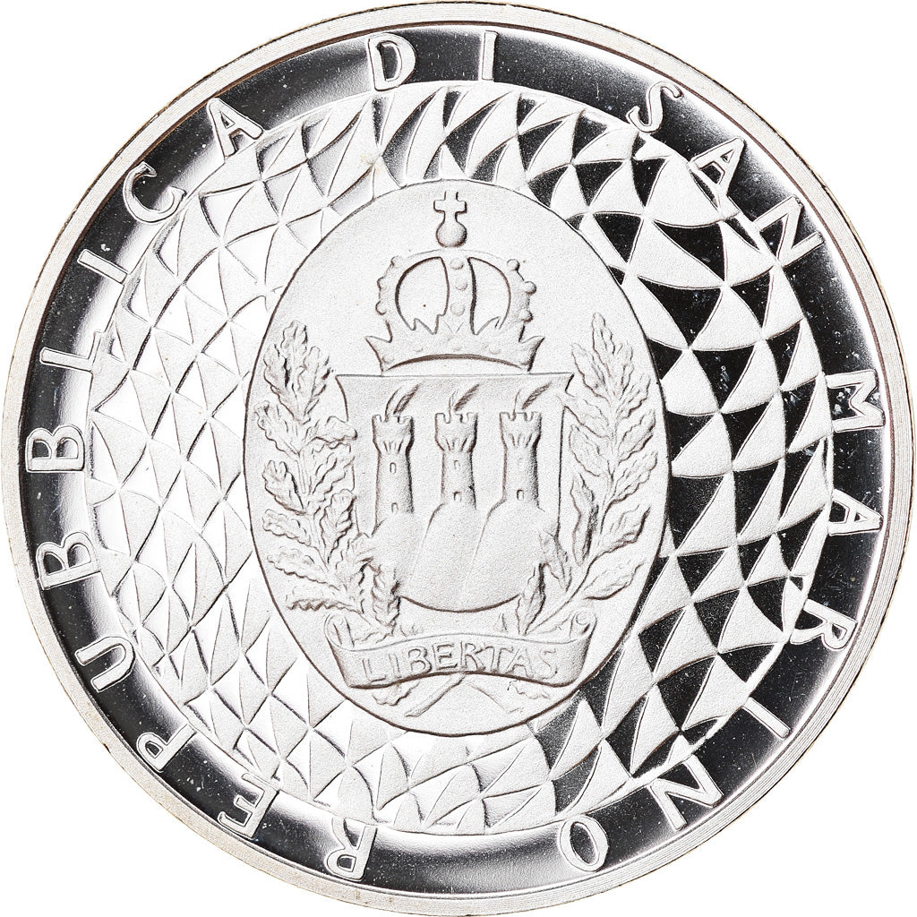 Coin, San Marino, 1000 Lire, 1990, Rome, Proof, MS(65-70), Silver, KM:247