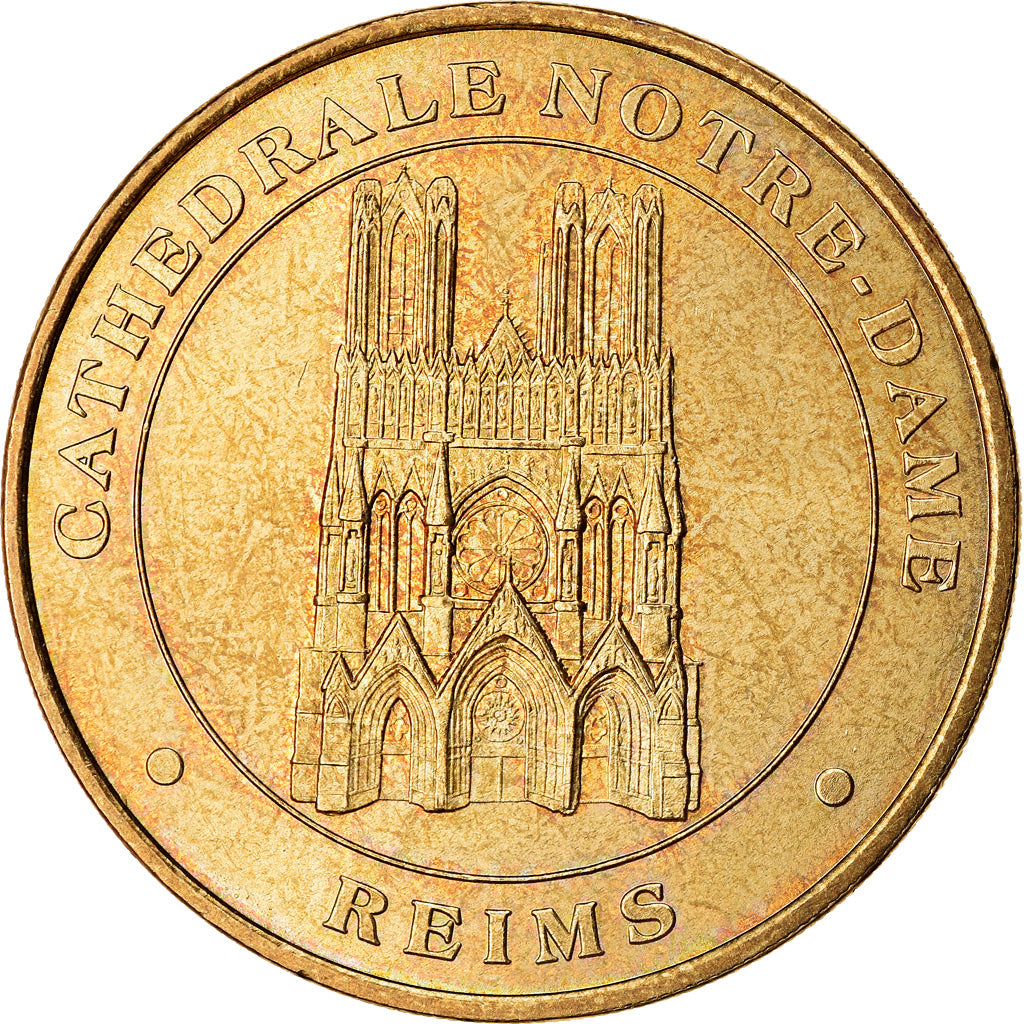 Frankreich, Token, Touristic token, Cathédrale Notre-Dame, Reims, 2001, MDP