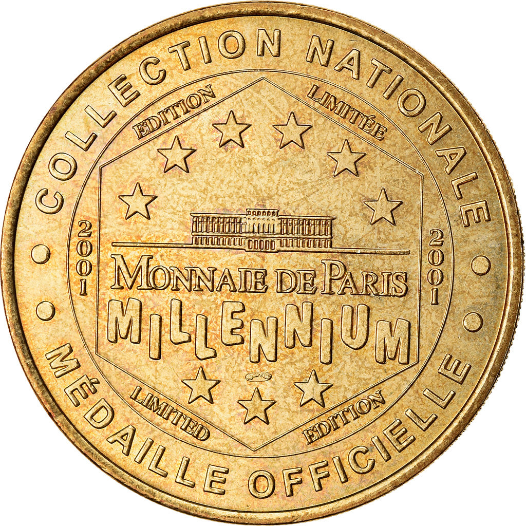 Frankreich, Token, Touristic token, Cathédrale Notre-Dame, Reims, 2001, MDP