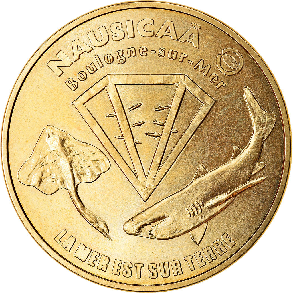 França, Token, Token turístico, Boulogne-sur Mer  - Nausicaa n° 1, 1996, MDP