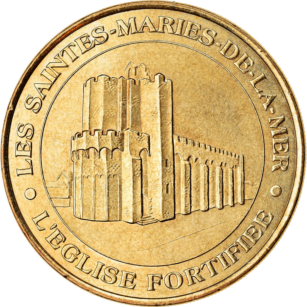 Frankreich, Token, Touristic token, Les Saintes Maries de la mer - Eglise n°1