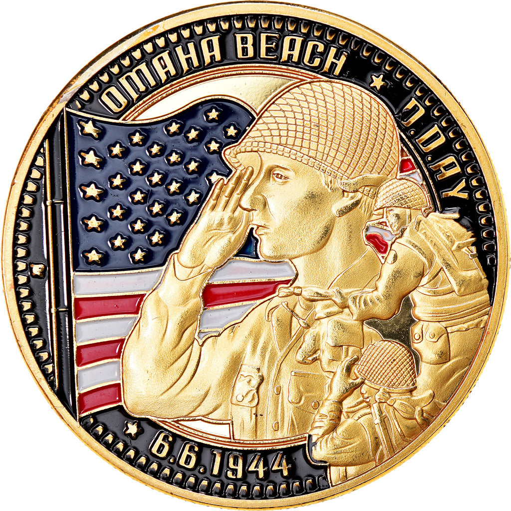 France, Token, Touristic token, 6 juin 1944 - D Day - Normandie, History