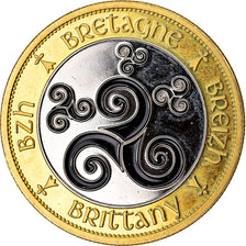 France, Token, Bretagne - Breizh, AU(55-58), Cupro-nickel Aluminium