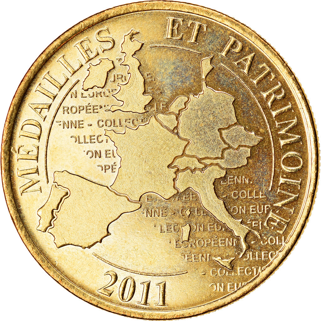 France, Jeton, Tourist Token, 14/ Mémorial de Caen, 2011, Médailles et