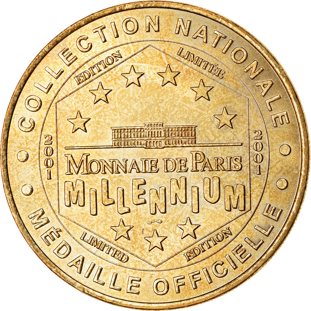 Francja, Token, Żeton turystyczny, Paris - Tour Montparnasse n°1, 2001, MDP