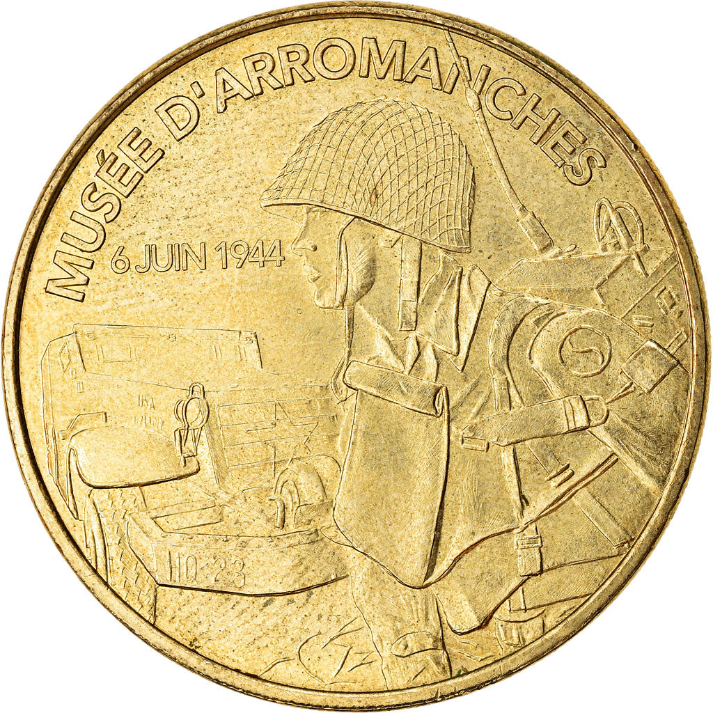 Francja, Token, Żeton turystyczny, Arromanches - Musée du Débarquement n°2
