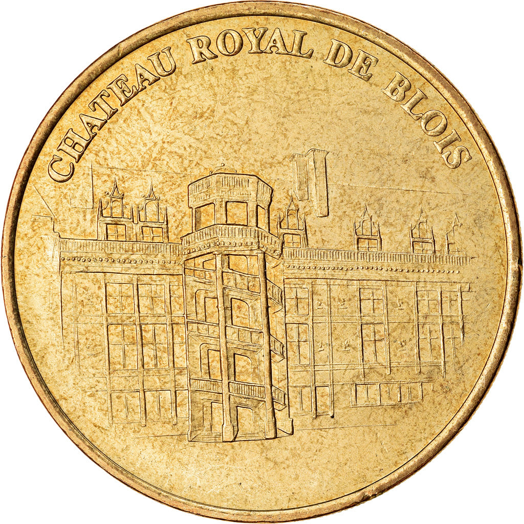 France, Token, Touristic token, Blois - Château royal - face simple, 2001, MDP