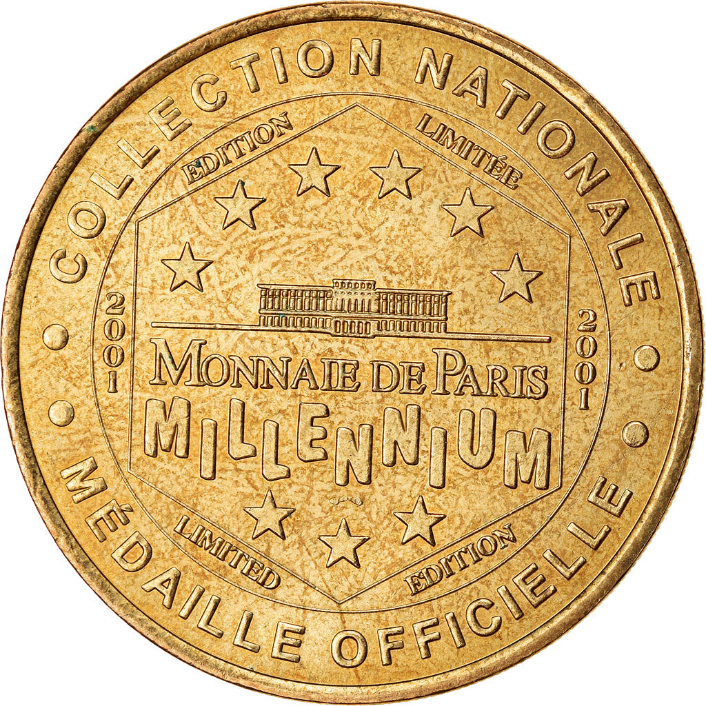 France, Token, Touristic token, Blois - Château royal - face simple, 2001, MDP