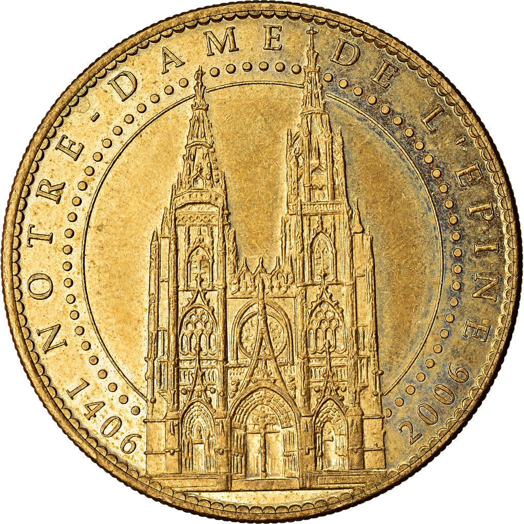 France, Jeton, Jeton Touristique, L'Epine - Cathédrale, 2006, Arthus Bertrand